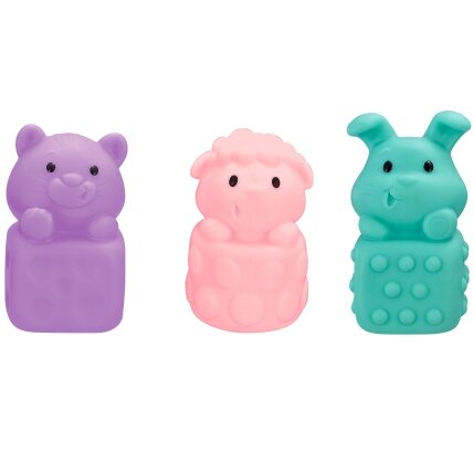 WOOPIE BABY Sensoriniai minkšti gyvūnėliai rinkinys 6 vnt. 6 WOOPIE BABY Sensoriniai minkšti gyvūnėliai rinkinys 6 vnt. 6