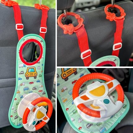 WOOPIE BABY Interaktyvus vairas automobiliui Mažojo vairuotojo rinkinys 2