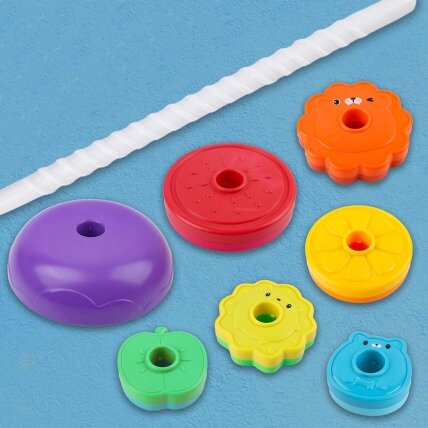 WOOPIE BABY Edukacinė piramidė Sukama bokšto formos Žvėreliai 8 WOOPIE BABY Edukacinė piramidė Sukama bokšto formos Žvėreliai 8