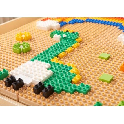 MASTERKIDZ 1 skydelis statymui iš mažų kaladėlių 2 MASTERKIDZ 1 skydelis statymui iš mažų kaladėlių 2