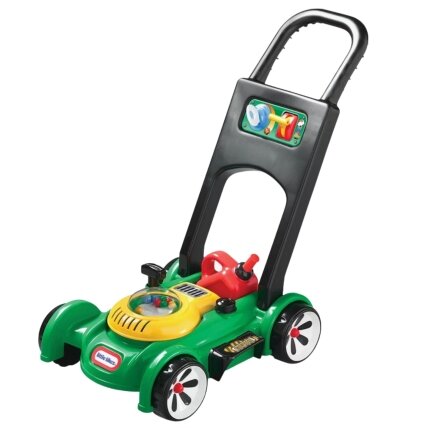 Vaikiška „Little Tikes“ žoliapjovė – interaktyvus stumiamas sodo žaislas 5