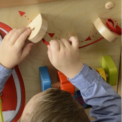 MASTERKIDZ Edukacinė lenta – rankų miklumas, Montessori varstymas 2