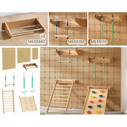 MASTERKIDZ mokslinis STEM rinkinys STEM sienoms + gimnastikos priedai Parodinis eksponatas – pilnavertis 2