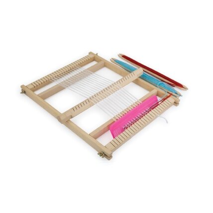 VIGA medinės staklės – audimo dirbtuvės, Montessori audimo rinkinys 5 VIGA medinės staklės – audimo dirbtuvės, Montessori audimo rinkinys 5