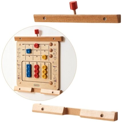 MASTERKIDZ Edukacinių sieninių lentų tvirtinimo prie sienos rinkinys