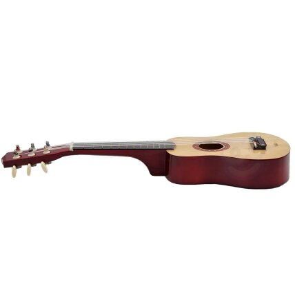 Viga medinė vaikiška gitara, natūrali 21 colio, 6 stygų 3