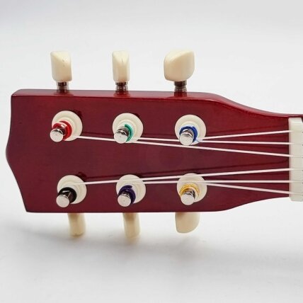 Viga medinė vaikiška gitara, natūrali 21 colio, 6 stygų 4
