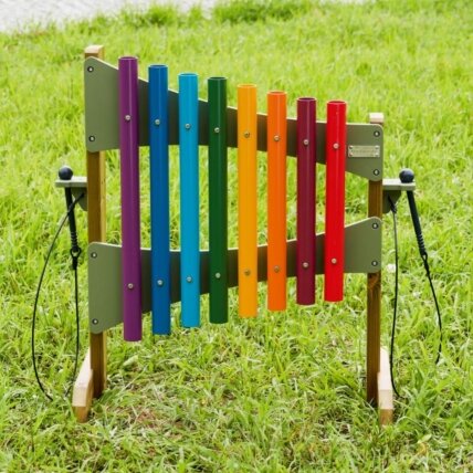 MASTERKIDZ Spalvingi laisvai pastatomi lauko metalofonai 95 cm 1 MASTERKIDZ Spalvingi laisvai pastatomi lauko metalofonai 95 cm 1