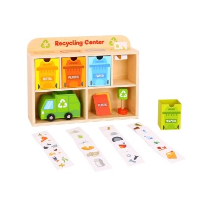 TOOKY TOY Medinis perdirbimo centras – edukacinis rūšiuotuvas 5