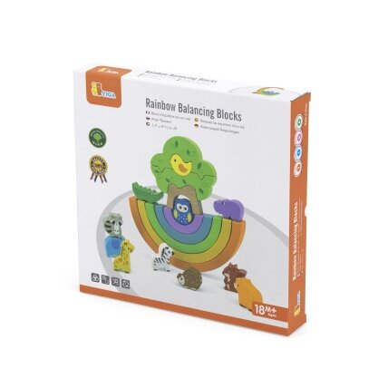 VIGA medinė vaivorykštė – dėlionė, kūrybinės Montessori kaladėlės 11 VIGA medinė vaivorykštė – dėlionė, kūrybinės Montessori kaladėlės 11