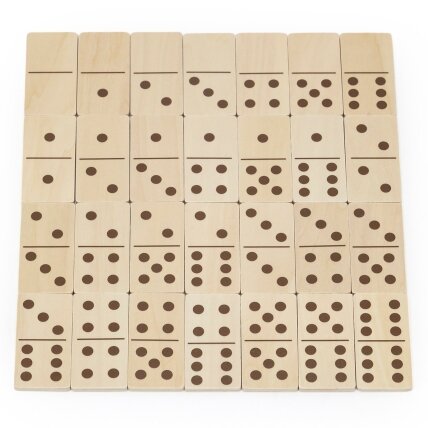 VIGA medinis domino 2in1 Gyvūnai ir skaičiai 6
