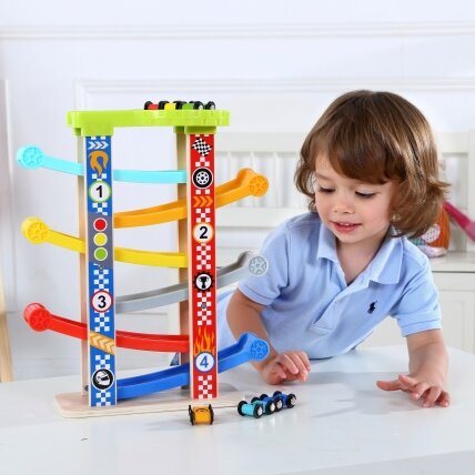 TOOKY TOY Spalvinga nusileidimo trasa automobiliams 2 TOOKY TOY Spalvinga nusileidimo trasa automobiliams 2