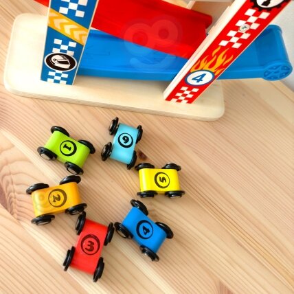 TOOKY TOY Spalvinga nusileidimo trasa automobiliams 4