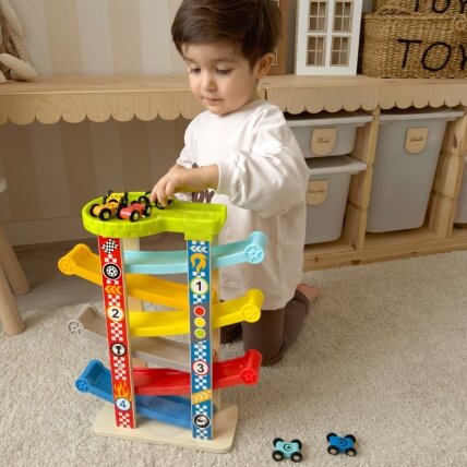 TOOKY TOY Spalvinga nusileidimo trasa automobiliams 6