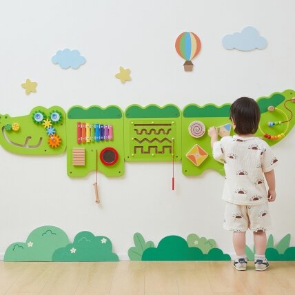 VIGA sensorinė manipuliacinė lenta Krokodilas FSC sertifikatas Montessori 5 VIGA sensorinė manipuliacinė lenta Krokodilas FSC sertifikatas Montessori 5