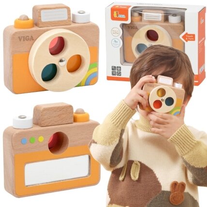 VIGA Medinis fotoaparatas – spalvos ir garsas