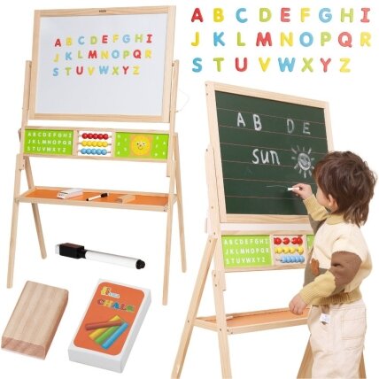 VIGA Didelė edukacinė lenta 2in1