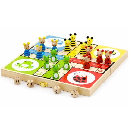 VIGA medinis stalo žaidimas Ludo (Kinų šaškės) 7