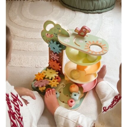 WOOPIE GREEN Veiklų medelis Kamuoliukų trasa Montessori 4in1 FSC 1 WOOPIE GREEN Veiklų medelis Kamuoliukų trasa Montessori 4in1 FSC 1