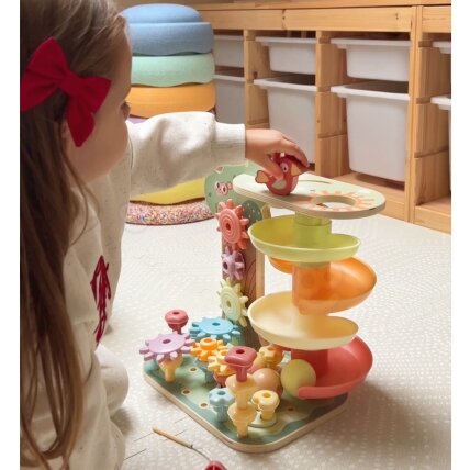 WOOPIE GREEN Veiklų medelis Kamuoliukų trasa Montessori 4in1 FSC 2 WOOPIE GREEN Veiklų medelis Kamuoliukų trasa Montessori 4in1 FSC 2