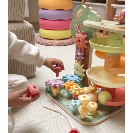 WOOPIE GREEN Veiklų medelis Kamuoliukų trasa Montessori 4in1 FSC 7 WOOPIE GREEN Veiklų medelis Kamuoliukų trasa Montessori 4in1 FSC 7