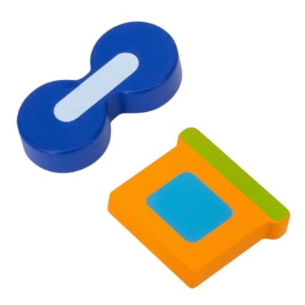 VIGA medinė edukacinė Montessori dėlionė Traukinys 2