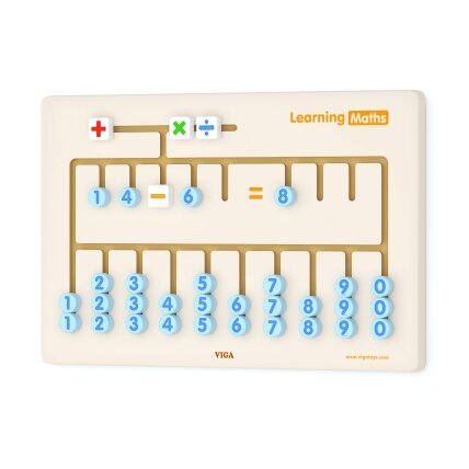 VIGA sensorinė skaičiavimo mokymosi lenta FSC sertifikatas Montessori 1