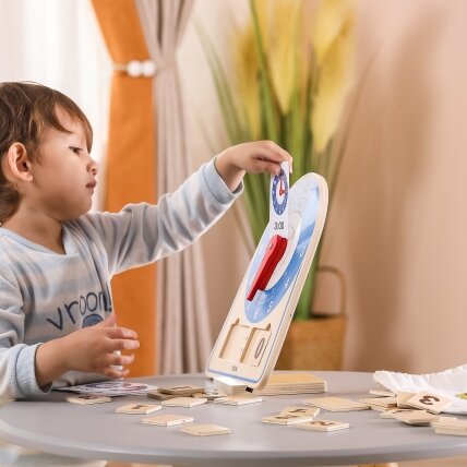 VIGA medinis laikrodis – Montessori laiko ir laikrodžio mokymasis 5