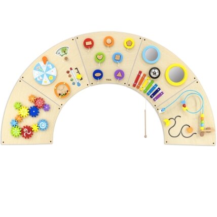 VIGA sieninė manipuliacinė lenta „Montessori“ arka VIGA sieninė manipuliacinė lenta „Montessori“ arka