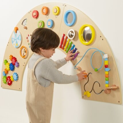 VIGA sieninė manipuliacinė lenta „Montessori“ arka 6