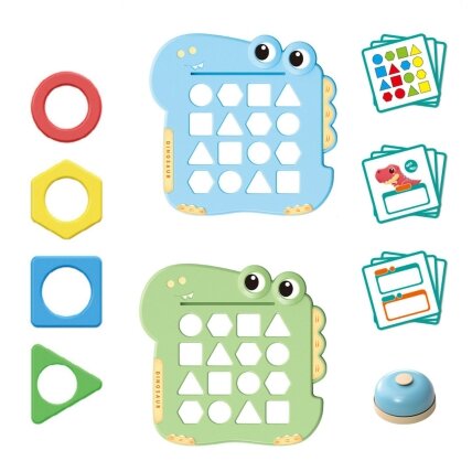 WOOPIE Montessori dėlionė Dinozauras Vikrumo žaidimas Suderink formas 7 WOOPIE Montessori dėlionė Dinozauras Vikrumo žaidimas Suderink formas 7