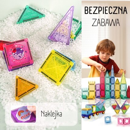 WOOPIE magnetinės konstrukcinės 3D kaladėlės edukacinis rinkinys Pilis Transporto priemonės 110 el. 4 WOOPIE magnetinės konstrukcinės 3D kaladėlės edukacinis rinkinys Pilis Transporto priemonės 110 el. 4