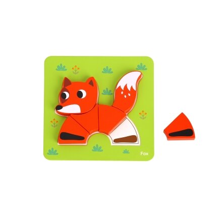 WOOPIE GREEN Medinė dėlionė Kaladėlės Gyvūnėliai Montessori FSC 34el. 8 WOOPIE GREEN Medinė dėlionė Kaladėlės Gyvūnėliai Montessori FSC 34el. 8