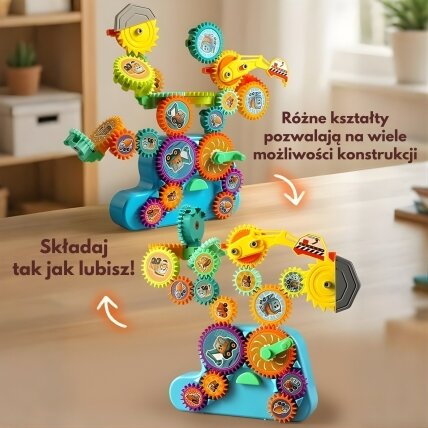 WOOPIE Interaktyvios konstrukcinės kaladėlės – krumpliaračiai, 18 vnt. 3 WOOPIE Interaktyvios konstrukcinės kaladėlės – krumpliaračiai, 18 vnt. 3