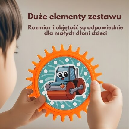WOOPIE Interaktyvios konstrukcinės kaladėlės – krumpliaračiai, 18 vnt. 5 WOOPIE Interaktyvios konstrukcinės kaladėlės – krumpliaračiai, 18 vnt. 5