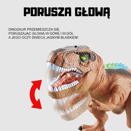 WOOPIE Nuotoliniu būdu valdomas RC robotas dinozauras T-Rex 4