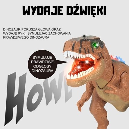 WOOPIE Nuotoliniu būdu valdomas RC robotas dinozauras T-Rex 7