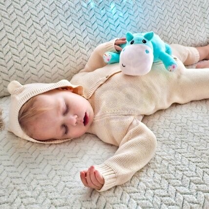 WOOPIE BABY Minkštas žaislas su projektoriumi 2in1 Migdyklė Begemotas 3 WOOPIE BABY Minkštas žaislas su projektoriumi 2in1 Migdyklė Begemotas 3