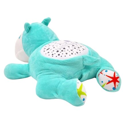 WOOPIE BABY Minkštas žaislas su projektoriumi 2in1 Migdyklė Begemotas 10 WOOPIE BABY Minkštas žaislas su projektoriumi 2in1 Migdyklė Begemotas 10