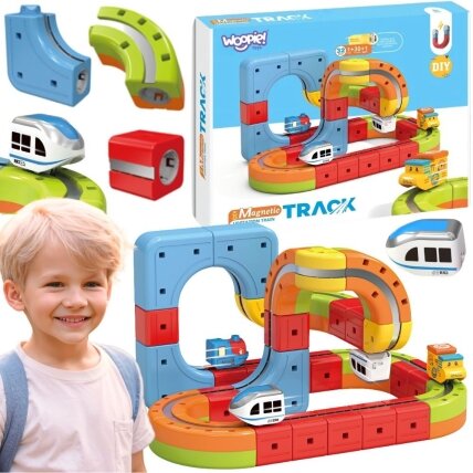 WOOPIE Magnetinės kaladėlės – levituojantis trasa 32 el. WOOPIE Magnetinės kaladėlės – levituojantis trasa 32 el.
