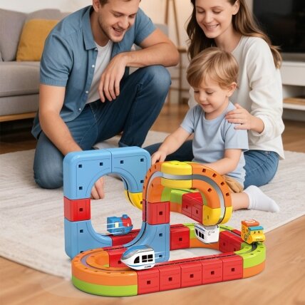 WOOPIE Magnetinės kaladėlės – levituojantis trasa 32 el. 1
