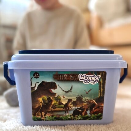 WOOPIE Dinozaurų figūrėlių rinkinys 40 vnt. 6