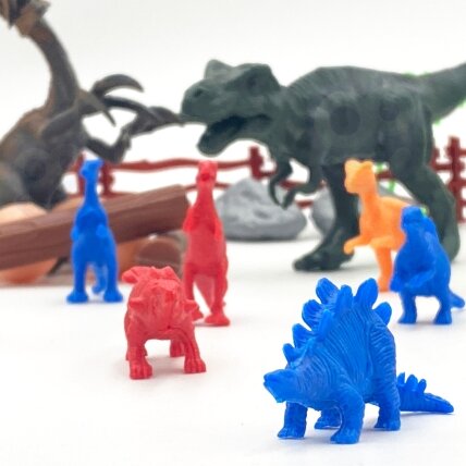 WOOPIE Dinozaurų figūrėlių rinkinys 40 vnt. 7 WOOPIE Dinozaurų figūrėlių rinkinys 40 vnt. 7
