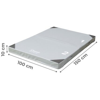 CLASSIC WORLD EDU Gimnastikos čiužinys Apsauginis kilimėlis Dviejų dalių sulankstomas 6