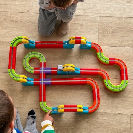 WOOPIE Magiškas kubelių traukinukas Konstruktoriaus kaladėlės Antigravitacinė magnetinė trasa 68 el. 2 WOOPIE Magiškas kubelių traukinukas Konstruktoriaus kaladėlės Antigravitacinė magnetinė trasa 68 el. 2