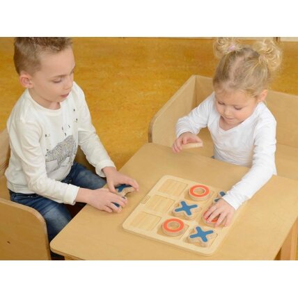 MASTERKIDZ Kryžiukai ir nuliukai medinis žaidimas vaikams, loginė galvosūkis 6 MASTERKIDZ Kryžiukai ir nuliukai medinis žaidimas vaikams, loginė galvosūkis 6