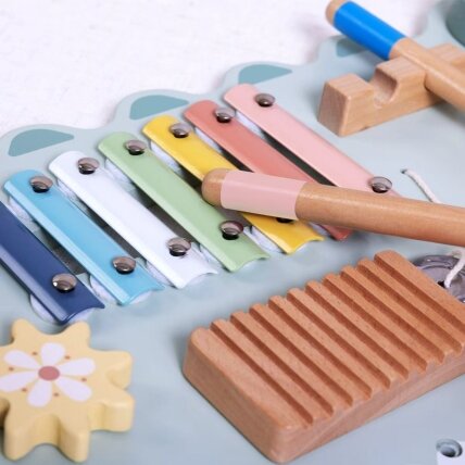 TOOKY TOY Medinė manipuliacinė lenta Krokodilas 3 el. 3 TOOKY TOY Medinė manipuliacinė lenta Krokodilas 3 el. 3