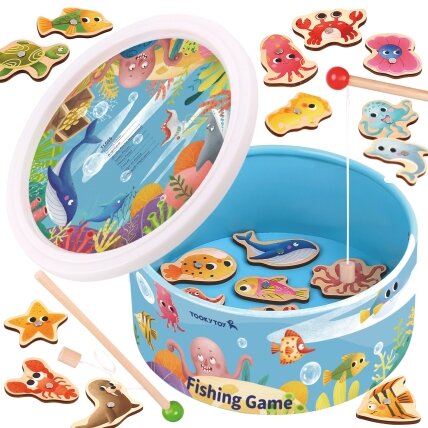 TOOKY TOY Vikrumo žaidimas Žuvyčių gaudymas Žvejyba TOOKY TOY Vikrumo žaidimas Žuvyčių gaudymas Žvejyba