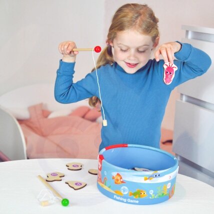 TOOKY TOY Vikrumo žaidimas Žuvyčių gaudymas Žvejyba 5