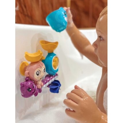 WOOPIE BABY Vandens žaislas maudynėms Beždžionėlė + puodelis 1 WOOPIE BABY Vandens žaislas maudynėms Beždžionėlė + puodelis 1